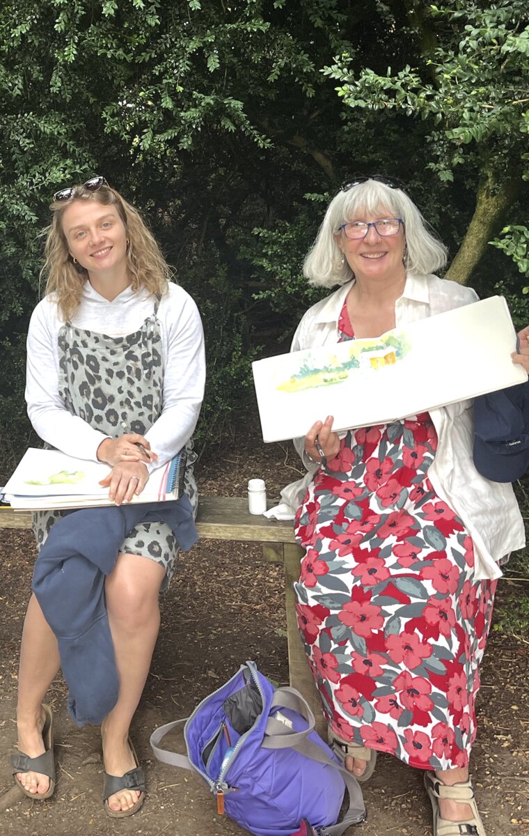 Watercolor workspace